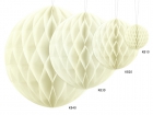 <p>KB20-079J Honeycomb ball кремовый 1шт. 20cm - 2,20 €</p> <p>KB30-079J (1шт. 30cm) - 3,50 €</p> <p>KB40-079J (1шт. 40cm) - 5,60 €</p> <p> </p>