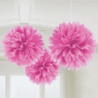 <p>18055-103-55 "Флафики" Бумажные декорации розовые (3шт.- 41см)- 12,50 €</p>