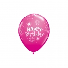 <p>38856 Õhupallid "Happy Birthday" tume/hele roosa</p>