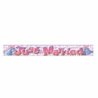 <p>992960 Bänner "Just Married" 11,5cm X 365 cm - 2,00 €</p>