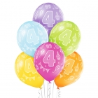 <p>5000194 Lateks õhupallid "4`st Birthda" 6tk.- 4,60 €</p> <p> </p>