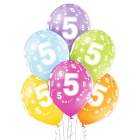 <p>5000195 Lateks õhupallid "5`st Birthda" 6tk.- 4,60 €</p> <p> </p>
