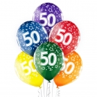 <p>5000207 Резиновые шарики "50`st Birthday" 6шт.- 4,60 €</p>