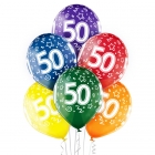 <p>5000207 Lateks õhupallid "50`st Birthda" 6tk.- 4,60 €</p> <p> </p>