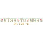 <p>120397 Banner "Miss to Mrs" 10,1cm - 8,50 €</p>
