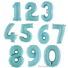 <p>Heeliumiga täidetud number "Pastel Blue" (1-5 number ~66cm) 9,00 €</p>