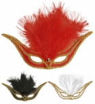 <p>6472R Карнавальная маска с перьями (разных цветов 1шт.) - 5,10 €</p>